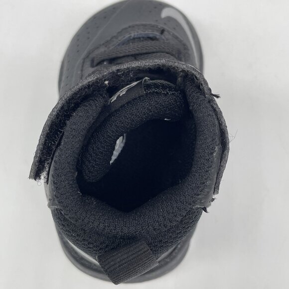 Nike Baby Team Hustle D7 Black High Top Shoes US size 2C - Picture 15 of 16